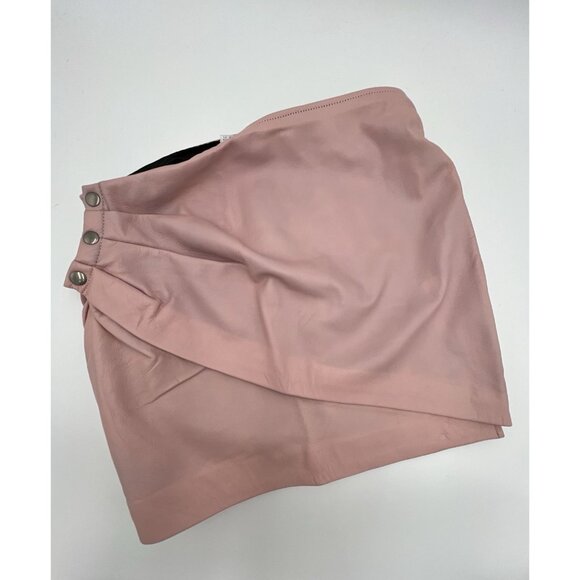 NWT ASILIO Blush Pink Artist In The Awe Side Snap Wrap Skirt Skirt Size Medium - Picture 2 of 10